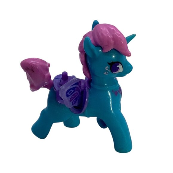 My Little Pony Mattel 2017 Unicorn Pegasus Figure With Pink Mane Purple Wings - Picture 5 of 9